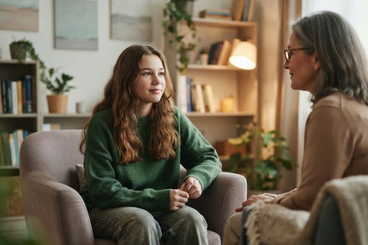 Therapy Can Give Teens Another Place to Talk